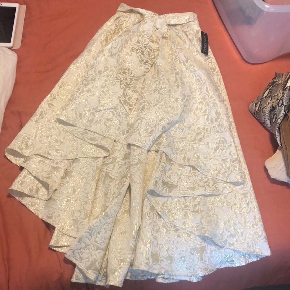 Vintage Holiday Hi-Lo Skirt